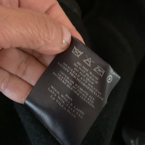 Burberry wool coat with toggles - Picture 4 of 6